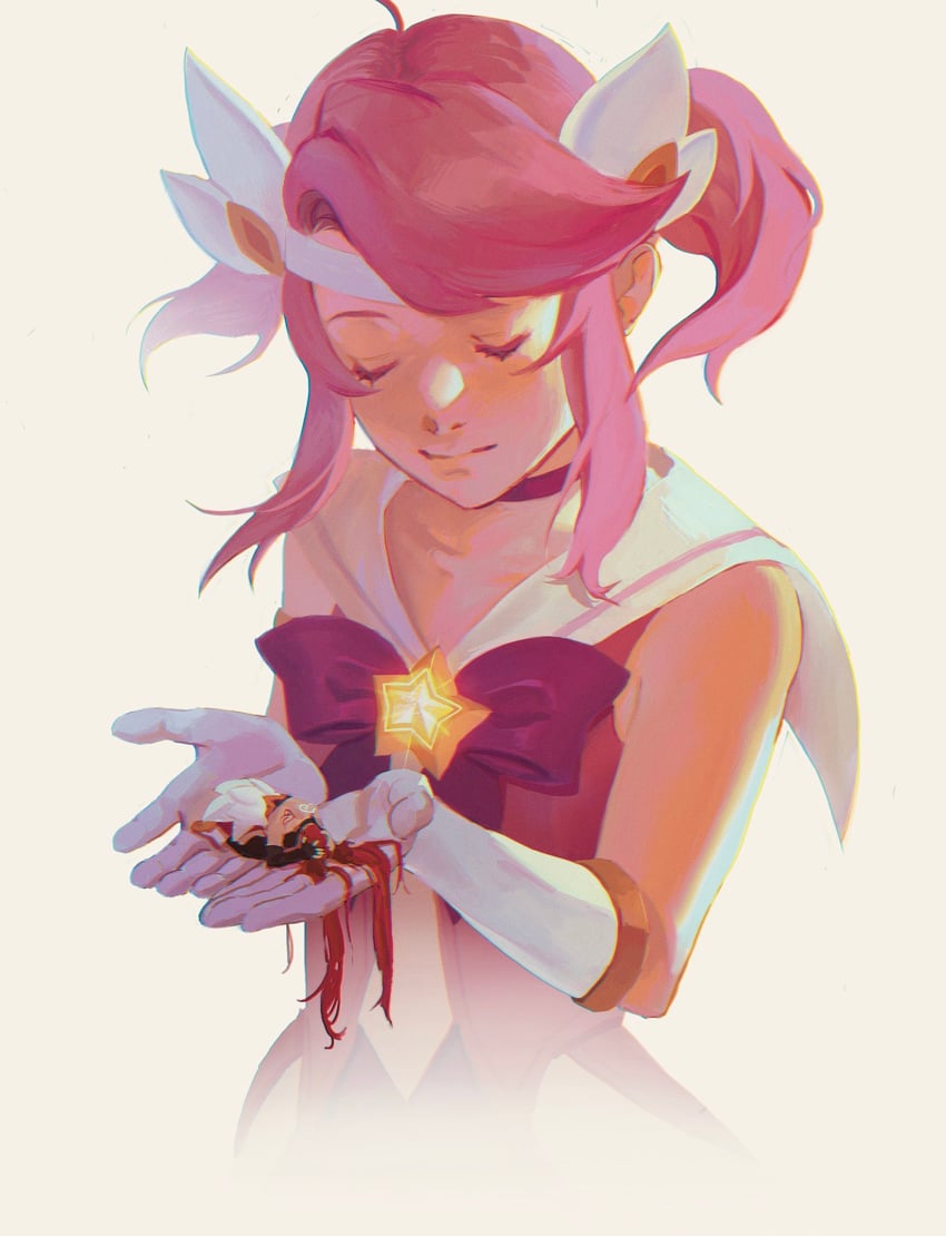 jinx, lux, star guardian lux, and star guardian jinx (league of legends and 1 more) drawn by koifee