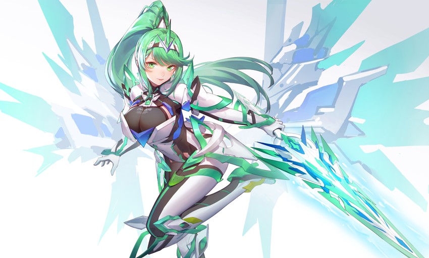 pneuma (xenoblade chronicles and 1 more) drawn by q18607