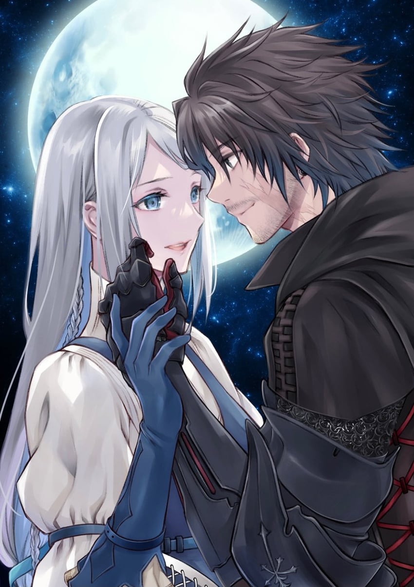 clive rosfield and jill warrick (final fantasy and 1 more) drawn by quichi_91