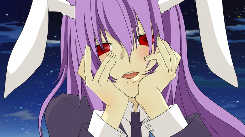 reisen udongein inaba and gasai yuno (touhou and 1 more) drawn by musoukagetu