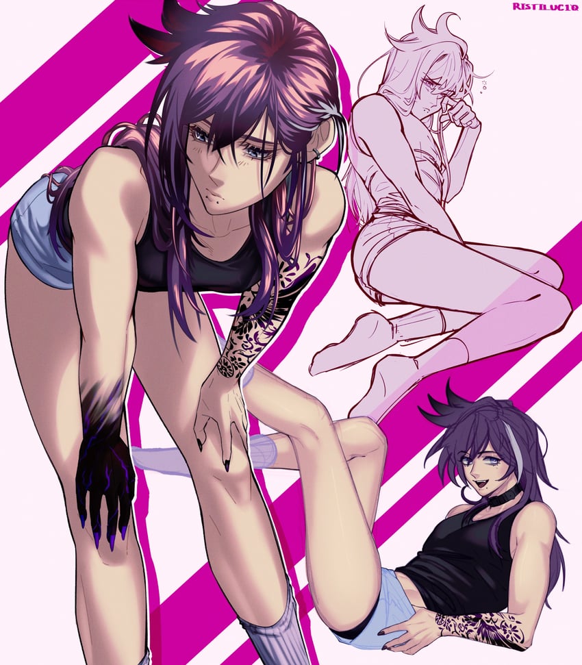 banzoin hakka (holostars and 1 more) drawn by risti