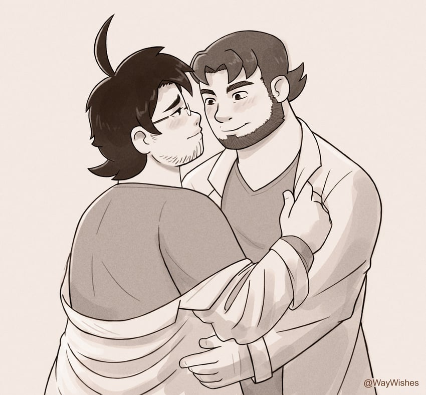professor neroli and professor birch (pokemon and 2 more) drawn by wilky_way_wishes