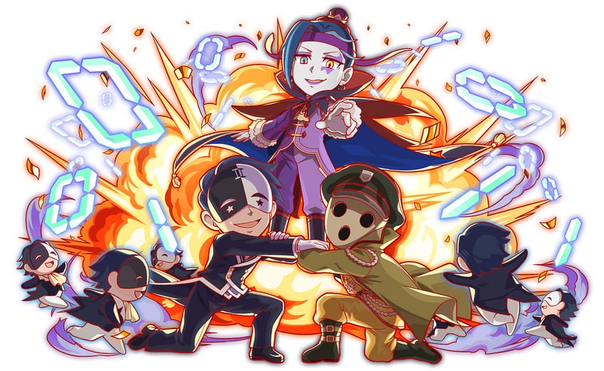 vanir, roswaal l. mathers, and pandora's actor (kono subarashii sekai ni shukufuku wo! and 4 more)