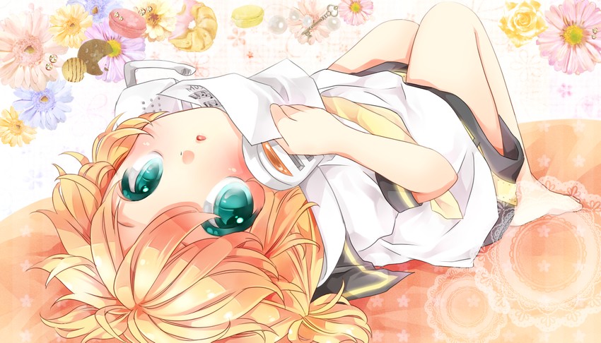 kagamine len (vocaloid) drawn by hachimitsu_(127032)
