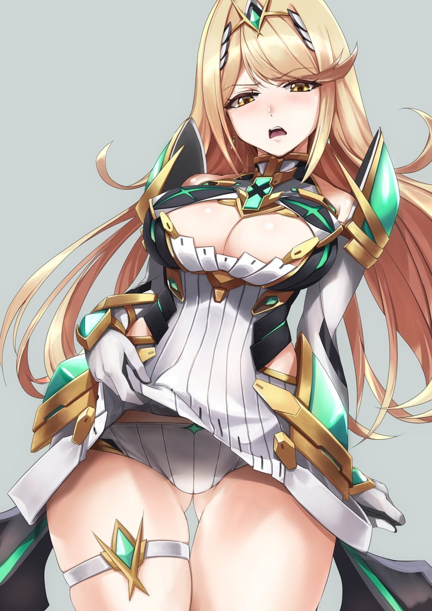 mythra (xenoblade chronicles and 1 more) drawn by ayamo_kaoru