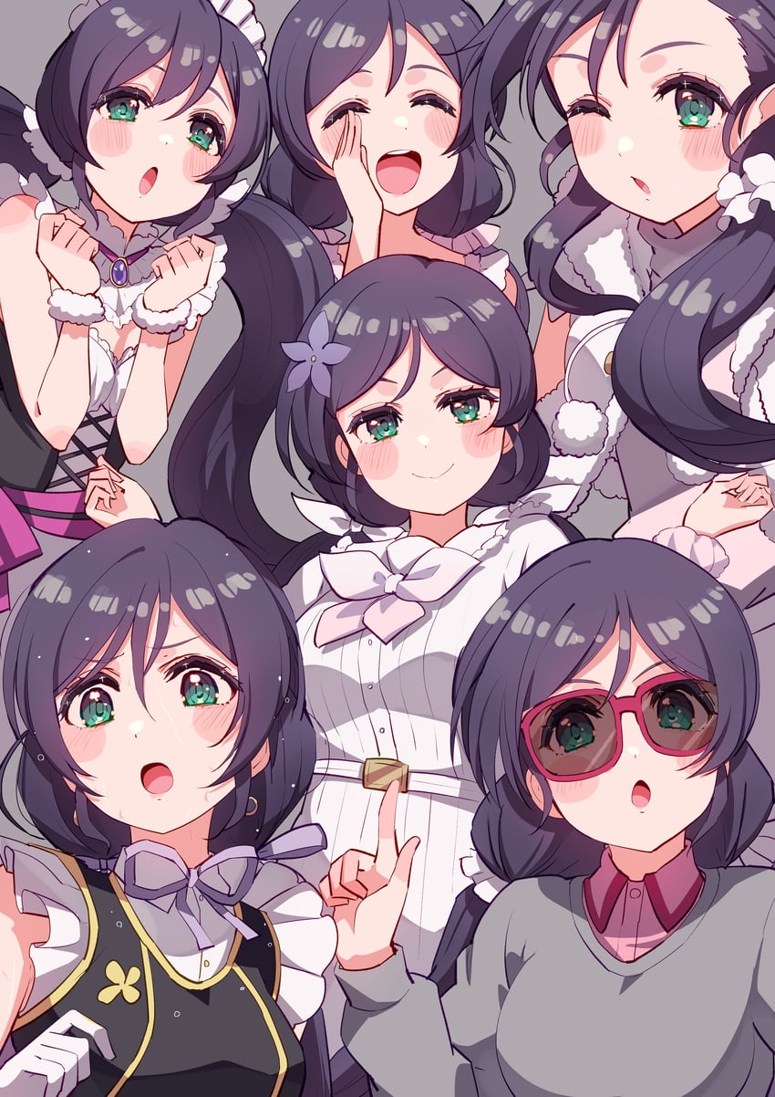 tojo nozomi (love live! and 2 more) drawn by cream_(nipakupa)