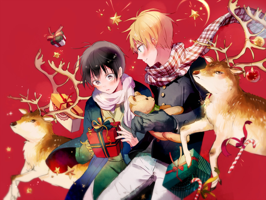 united kingdom and japan (axis powers hetalia) drawn by makoji_(yomogi)