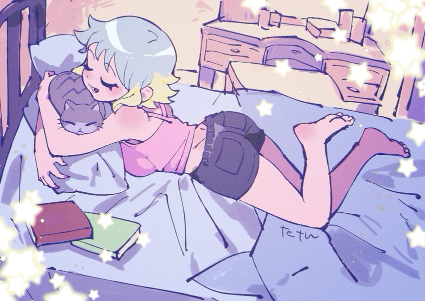 ramona flowers and gideon (scott pilgrim and 1 more) drawn by tetsu_(teppei)