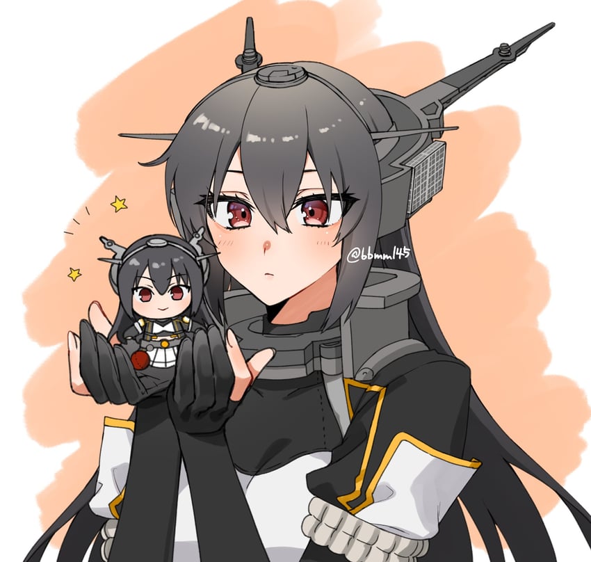 nagato and nagato kai ni (kantai collection) drawn by machi_(ritovoyage)