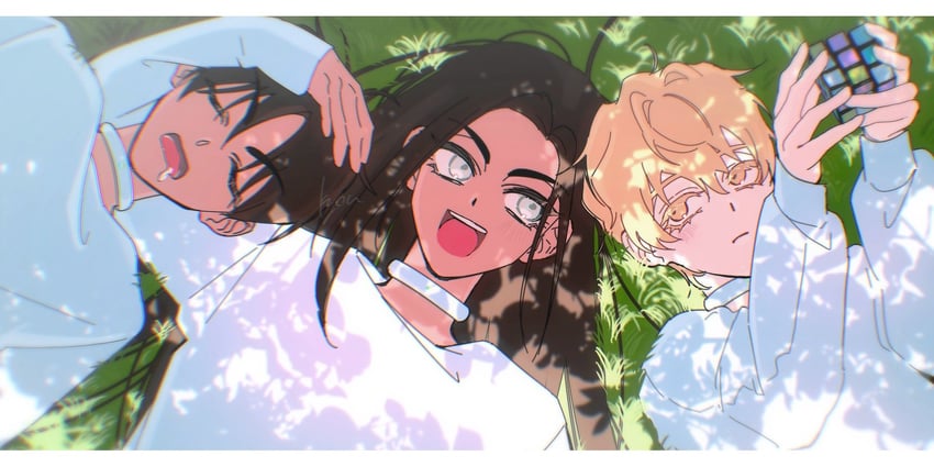 luka, hyuna, and hyunwoo (alien stage) drawn by kyon_(zmwh8222)