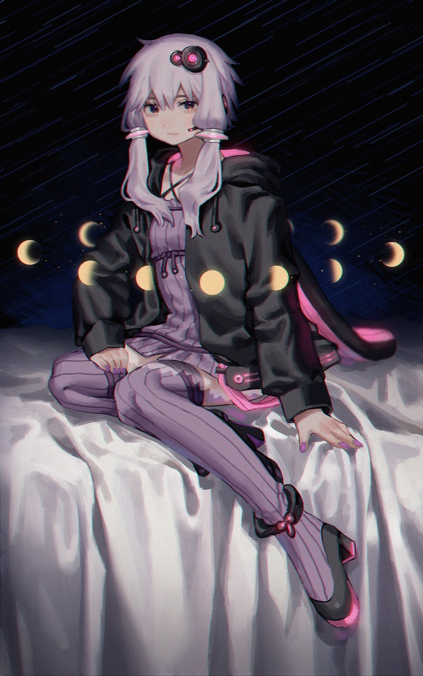 yuzuki yukari (vocaloid and 1 more) drawn by yatatashira
