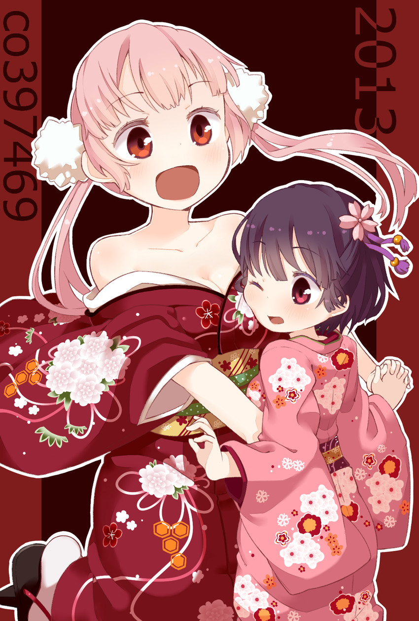 tachibana hinano and shiki (original) drawn by muku_(muku-coffee)