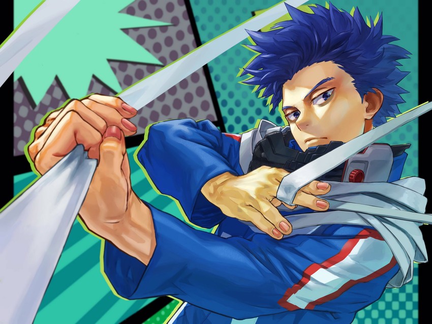 shinso hitoshi (boku no hero academia) drawn by yomoyama_yotabanashi