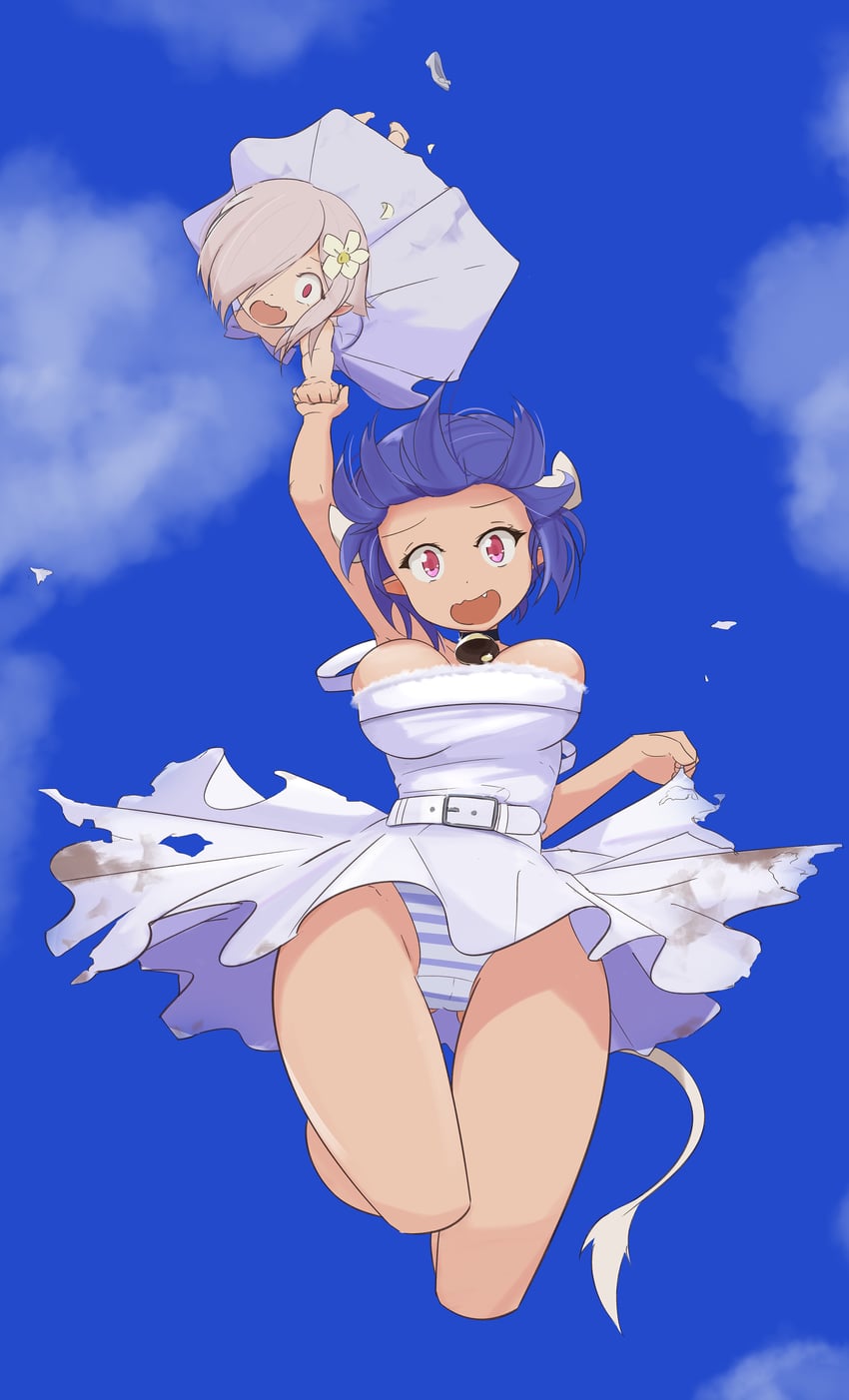 minos and persephone ii (jashin-chan dropkick) drawn by minos_drawfag