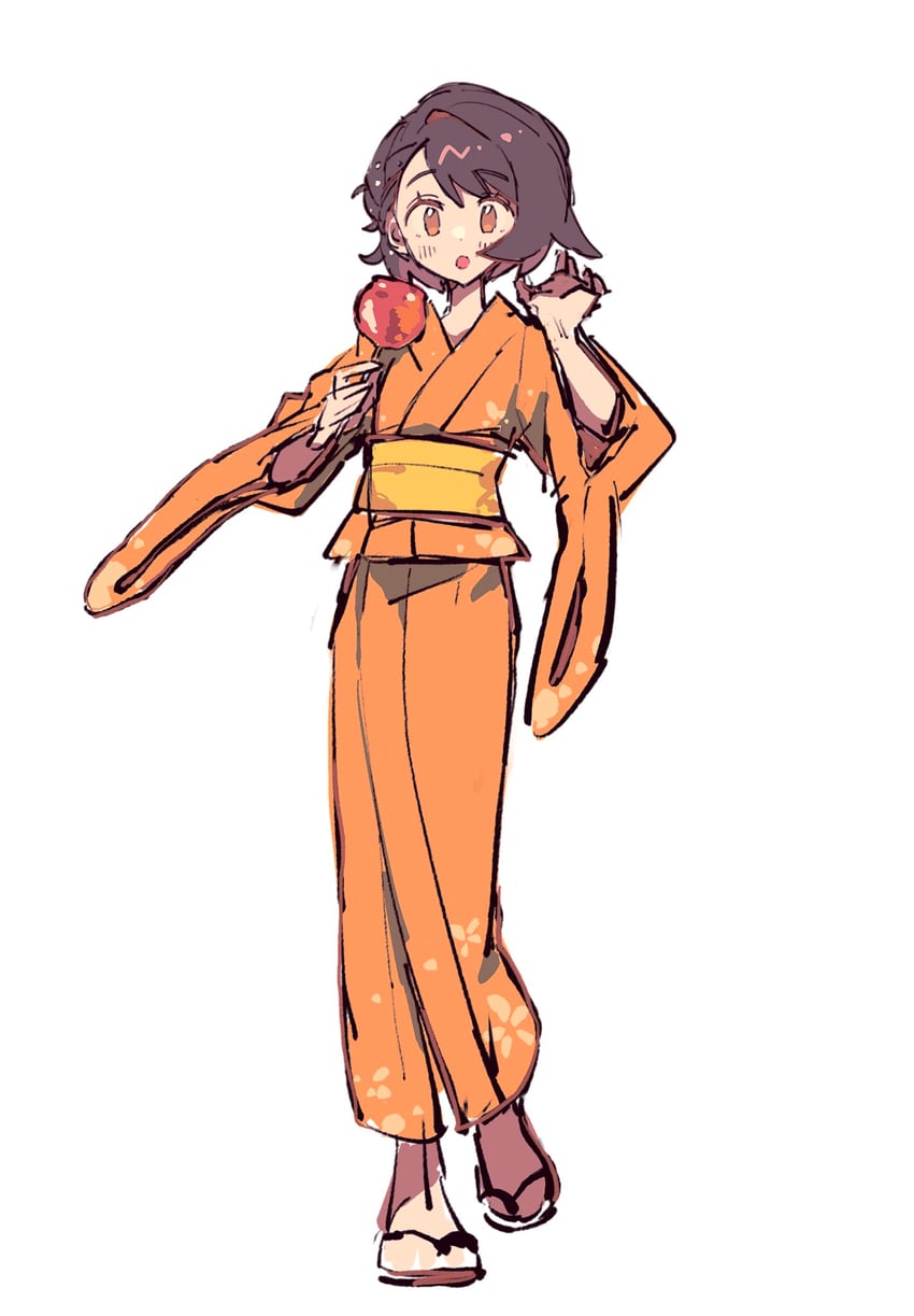 gloria (pokemon and 1 more) drawn by fukuzawa_(huku486)