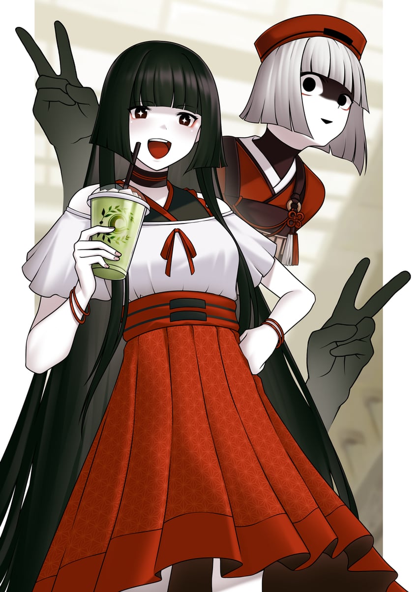 sen no rikyu and komahime (fate and 1 more) drawn by bbk_(13zk)