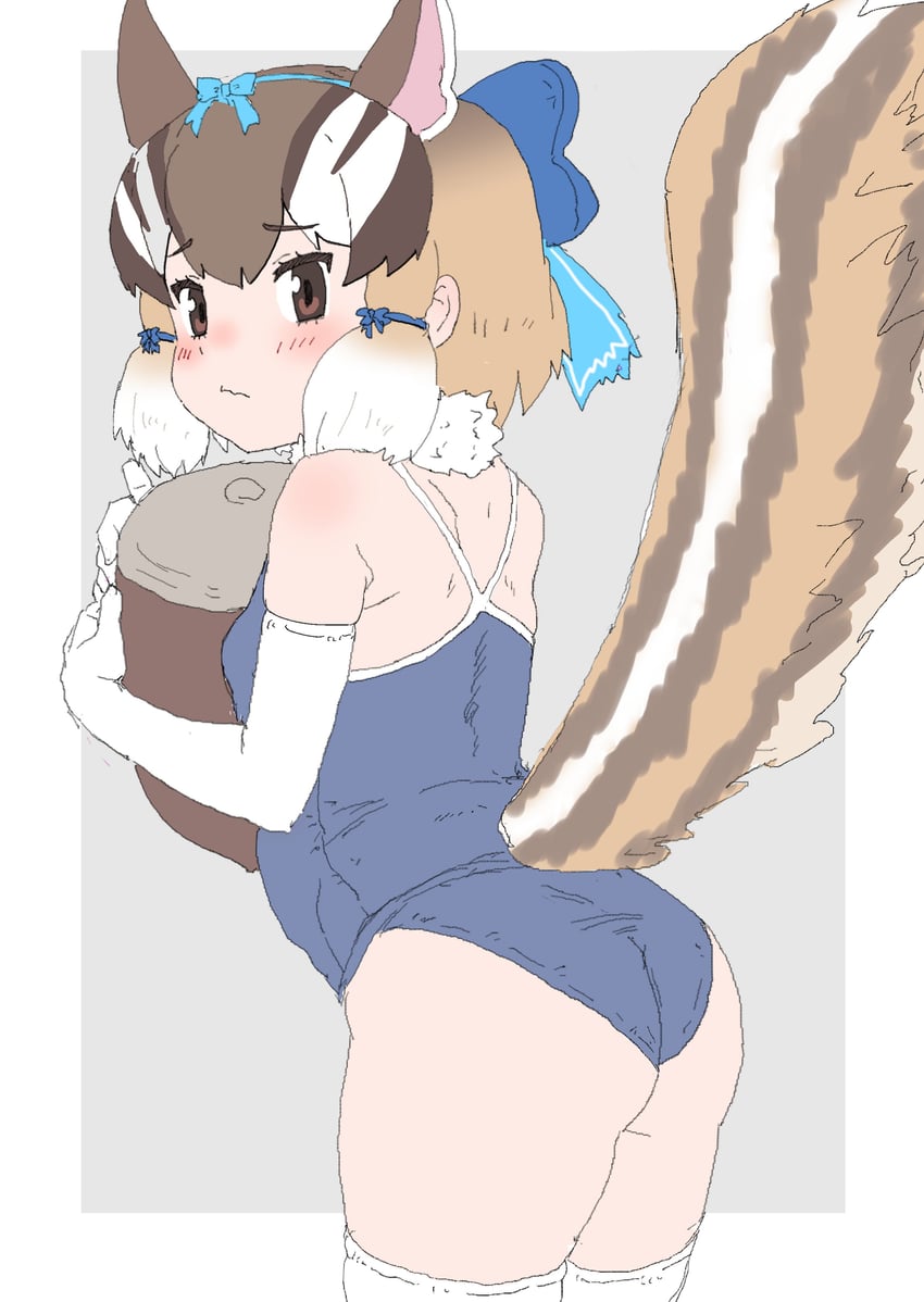 siberian chipmunk (kemono friends and 1 more) drawn by kumasyan1998
