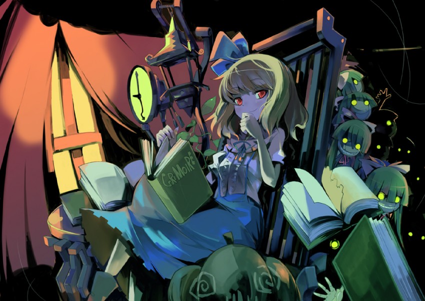 alice margatroid and shanghai doll (touhou) drawn by hiruma_andon