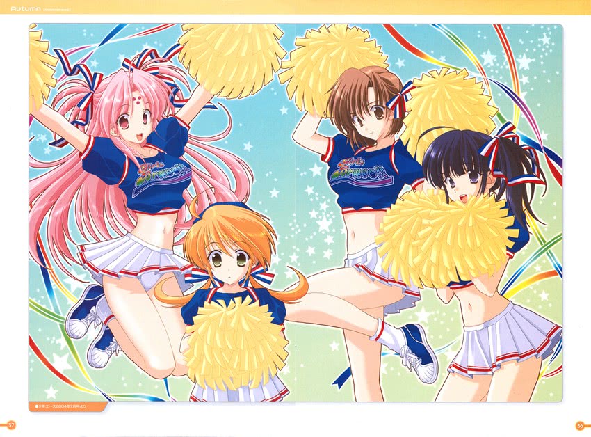 miharu sena kanaka, kojima kirie, koyomi hare nanaka, and tomoka lana jude (girls bravo) drawn by mario_kaneda