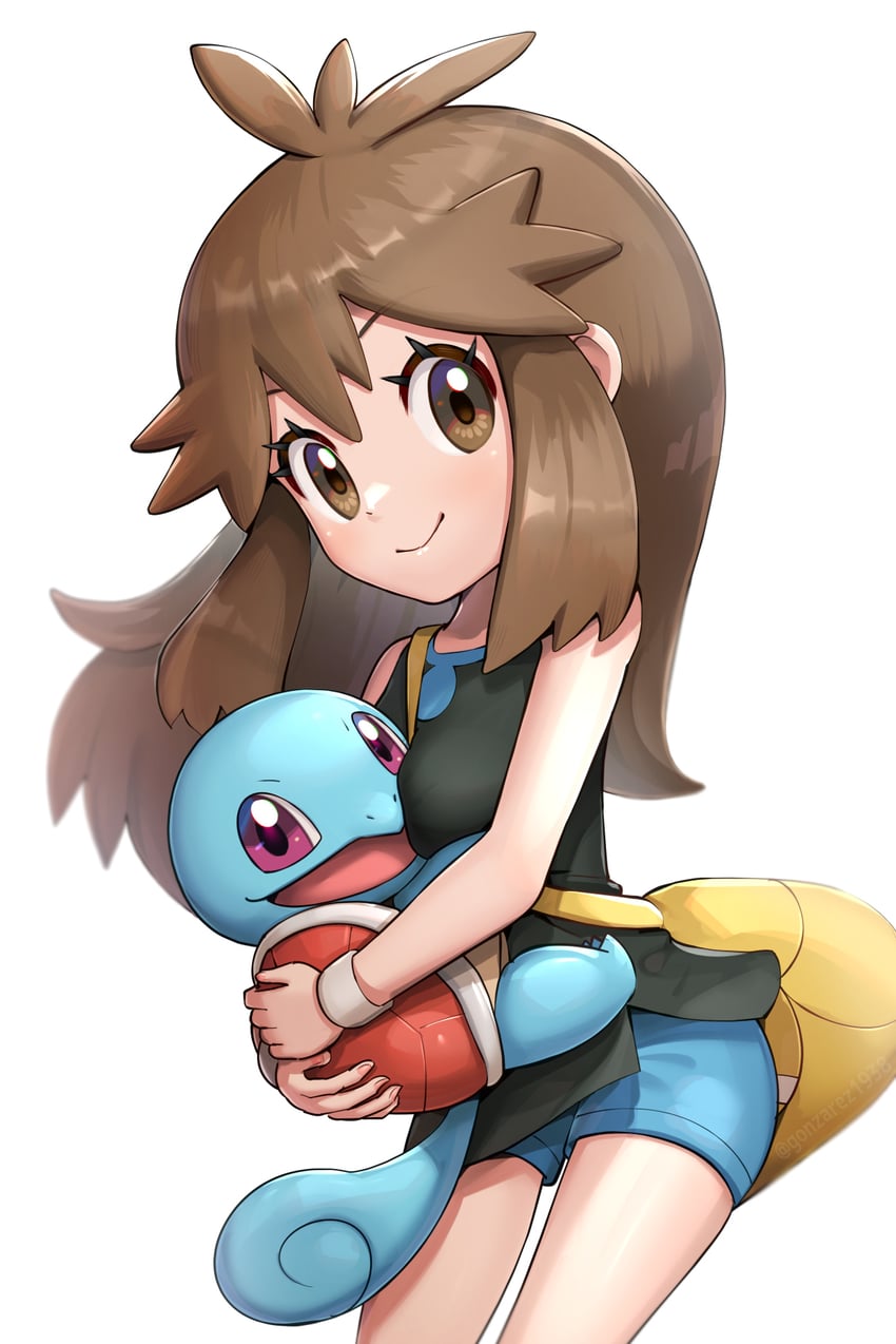 squirtle and green (pokemon and 1 more) drawn by gonzarez