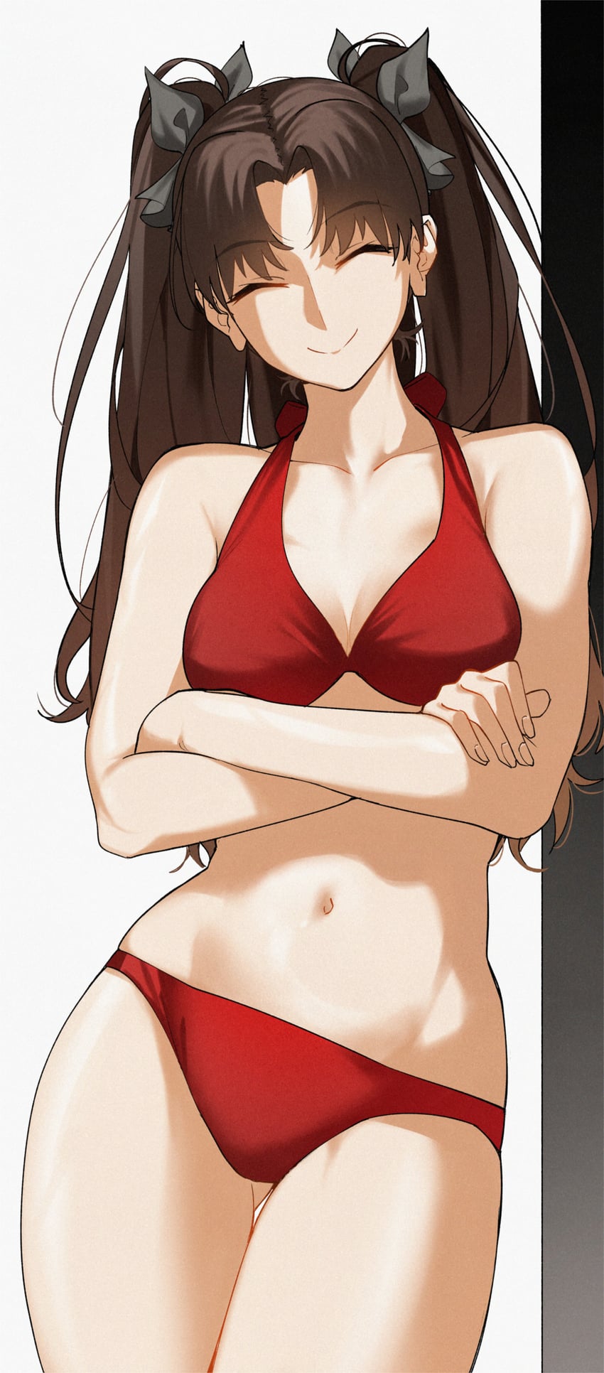 tohsaka rin (fate and 1 more) drawn by kamisato_sora
