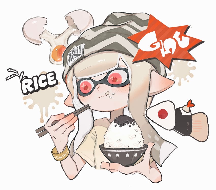 inkling player character and inkling girl (splatoon and 1 more) drawn by suuuuk_z0