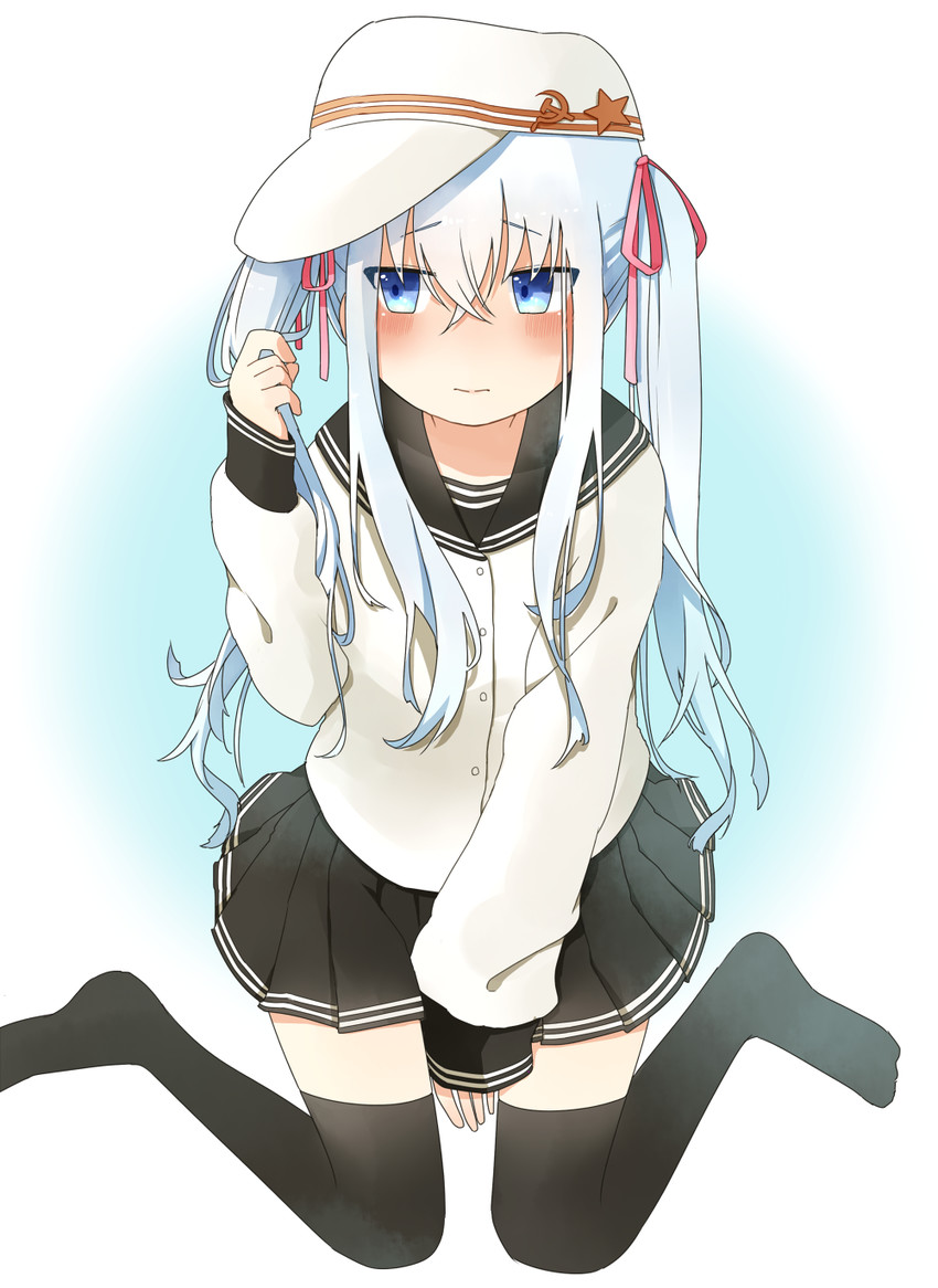 hibiki and verniy (kantai collection) drawn by shioya_thor