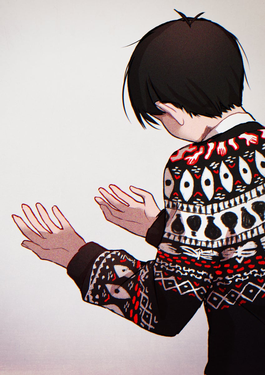sunny and something (omori) drawn by manimani_(mani_ma)