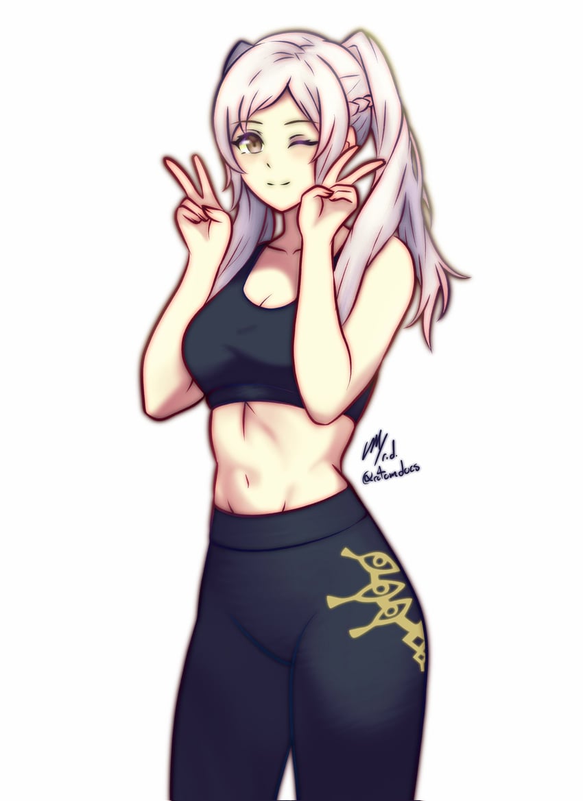 female robin (fire emblem and 1 more) drawn by rotomdocs