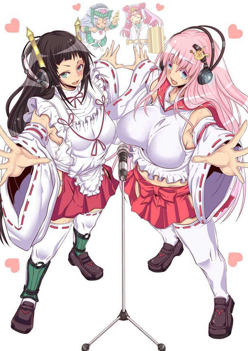 kotobuki shinka and murakumo sagiri (anime-tamae! tensei no miko) drawn by pipa_(pipasuta)