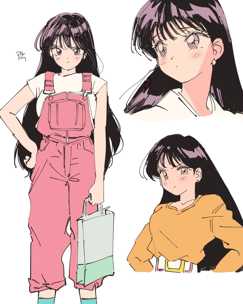 hino rei (bishoujo senshi sailor moon) drawn by polo_tokki