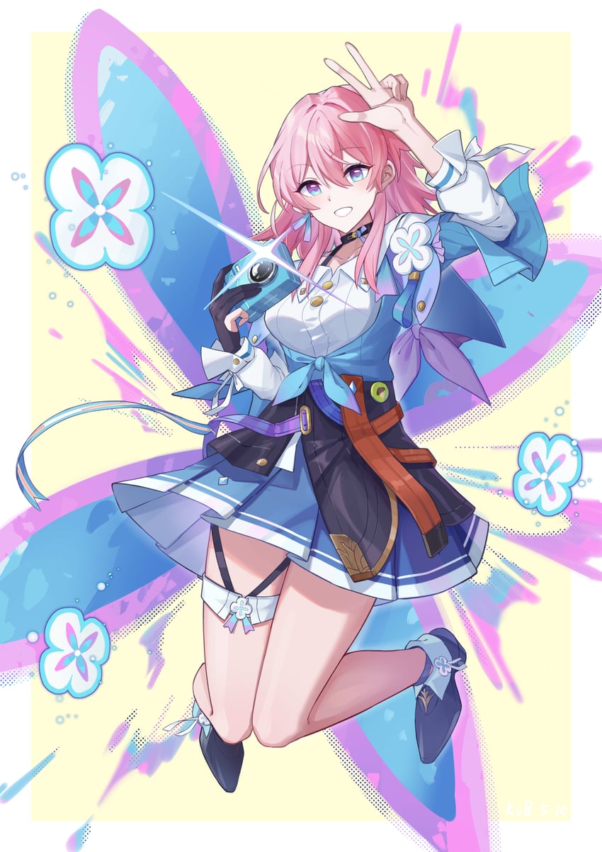 march 7th (honkai and 1 more) drawn by hfp~kubiao