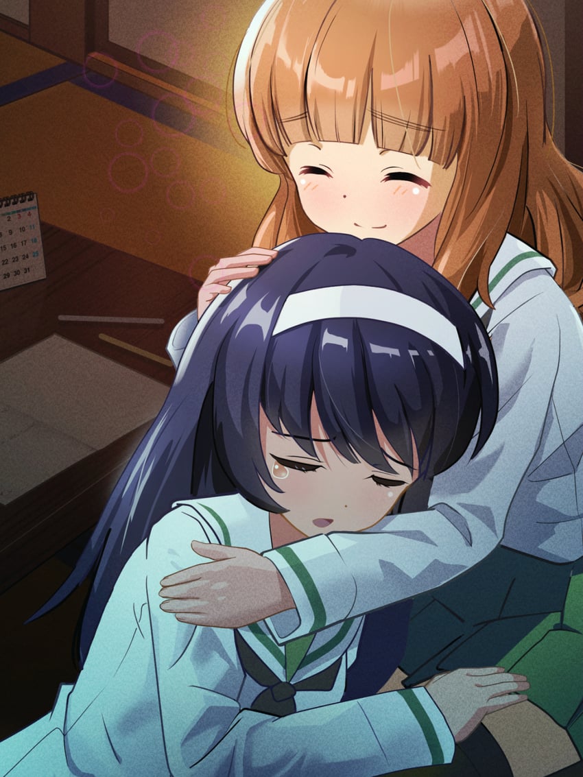 takebe saori and reizei mako (girls und panzer) drawn by blackminolith_(2ne)