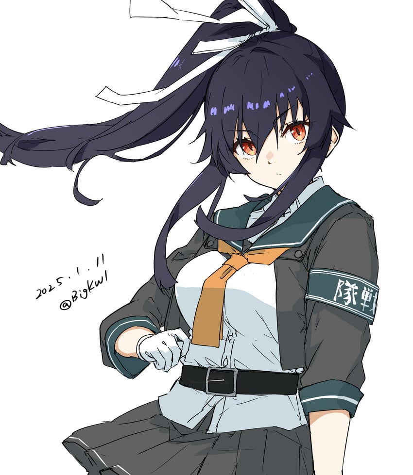 yahagi and yahagi kai ni (kantai collection) drawn by bigkwl