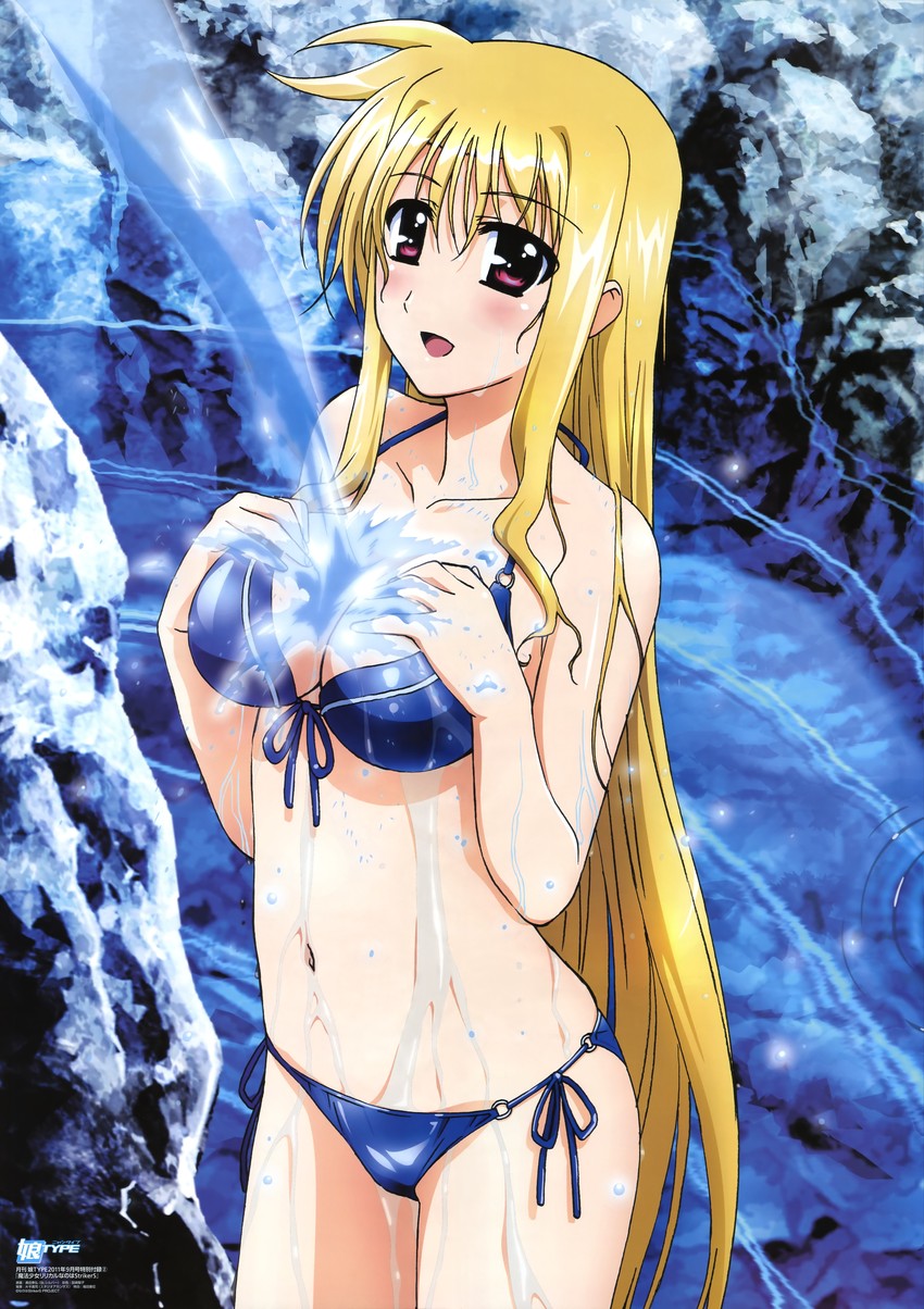 fate testarossa (lyrical nanoha and 2 more) drawn by okuda_yasuhiro