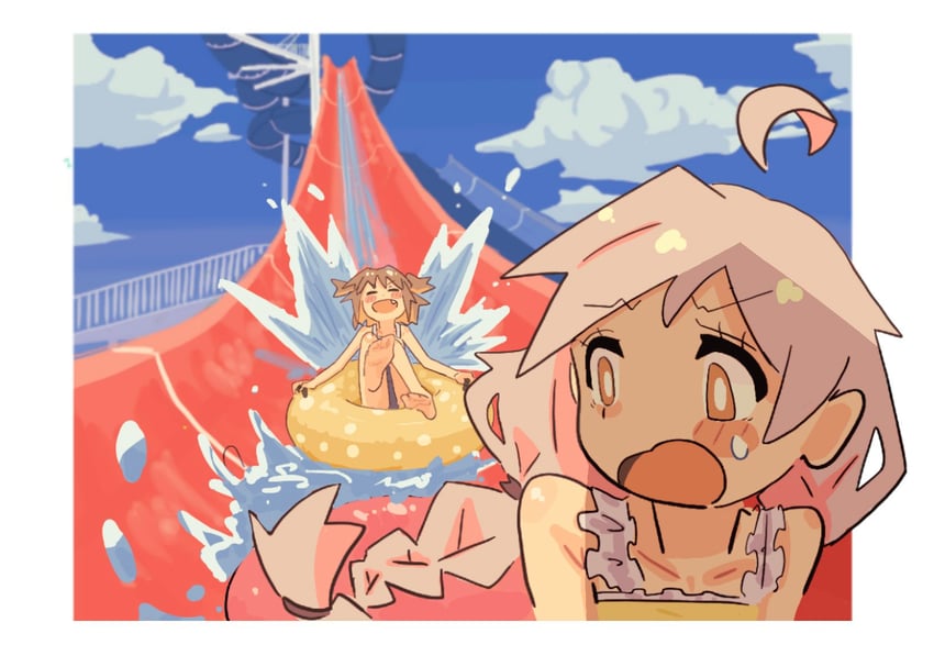 oyama mahiro and oka asahi (onii-chan wa oshimai!) drawn by huge7531