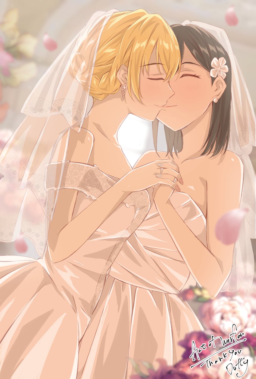 irene and maya (original) drawn by duffy