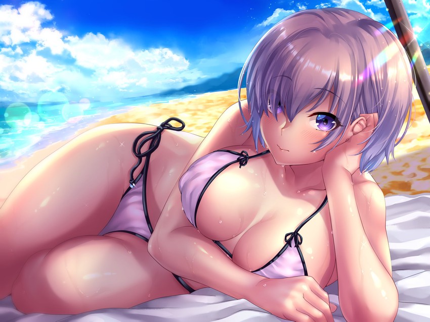 mash kyrielight (fate and 1 more) drawn by shashaki