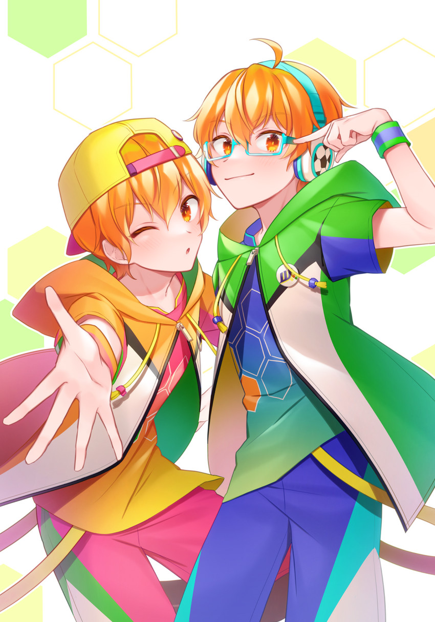 aoi yusuke and aoi kyosuke (idolmaster and 2 more) drawn by hoshimelon
