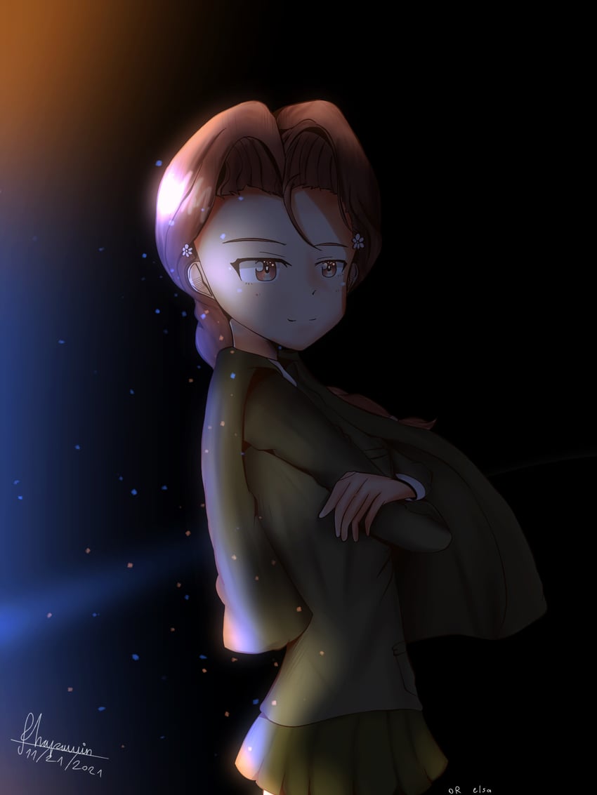 uszka (girls und panzer and 1 more) drawn by user_dzad8248