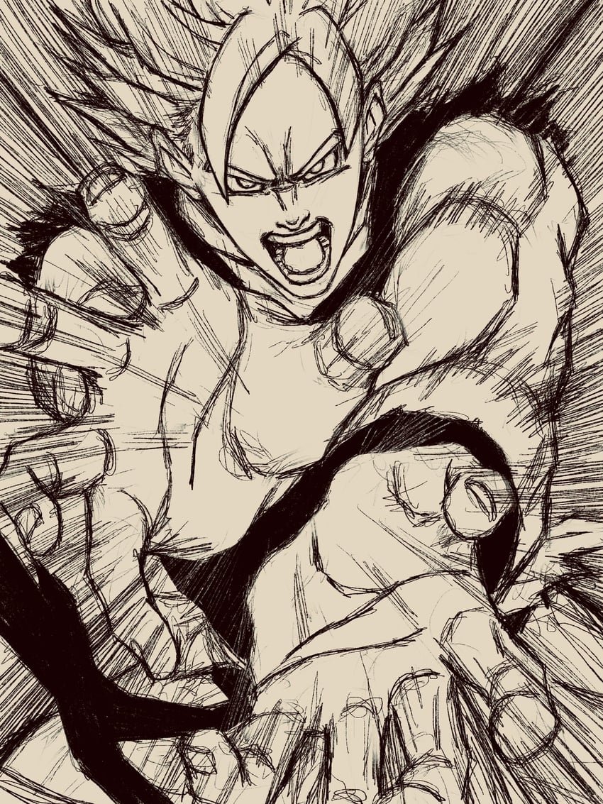 son goku (dragon ball and 1 more) drawn by tp_p_pt