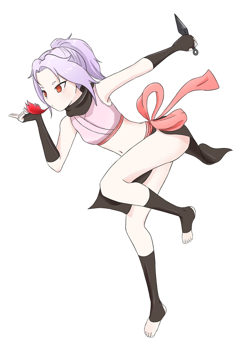 sazanka (kunoichi tsubaki no mune no uchi) drawn by sleepnya