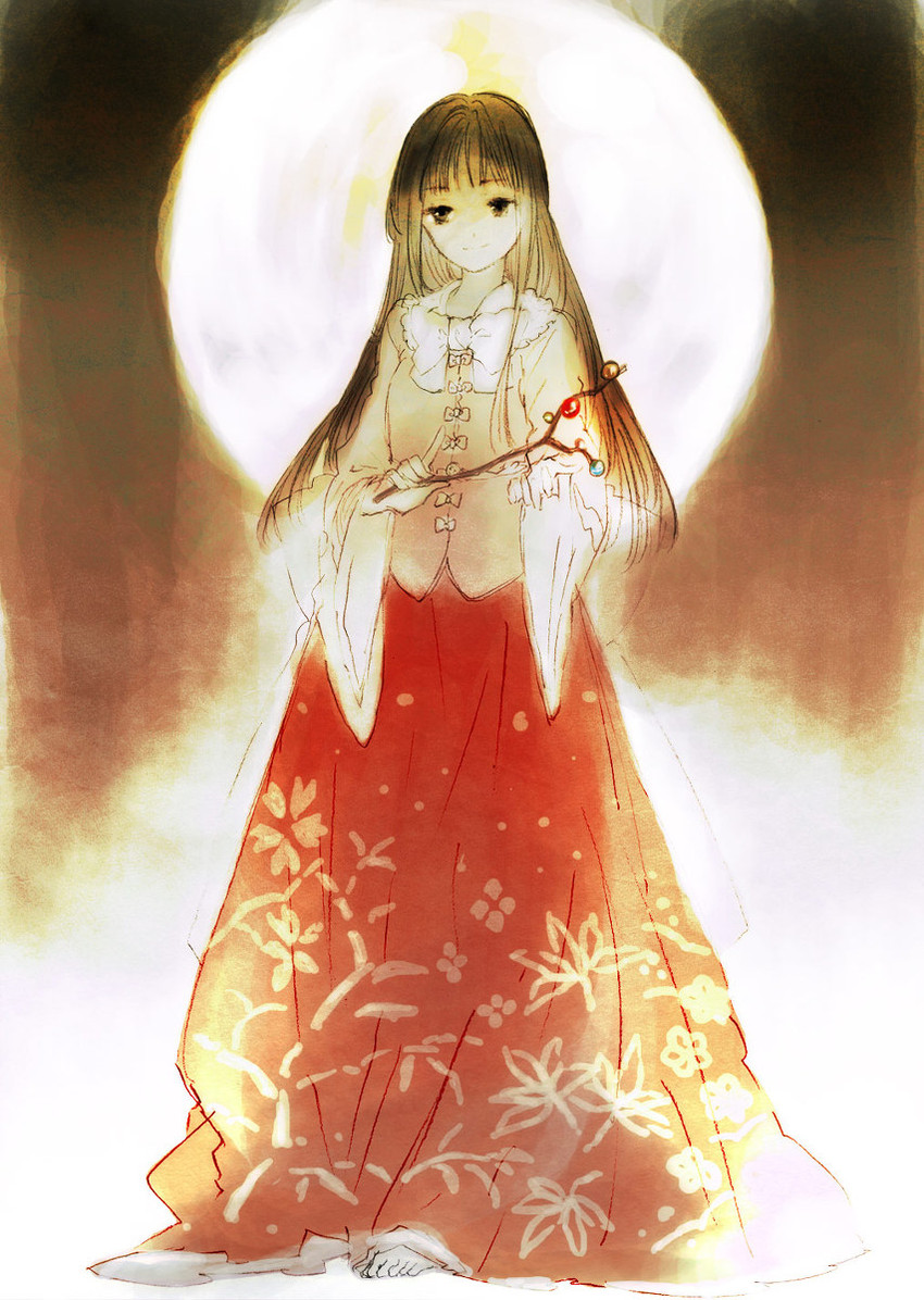 houraisan kaguya (touhou) drawn by sugi