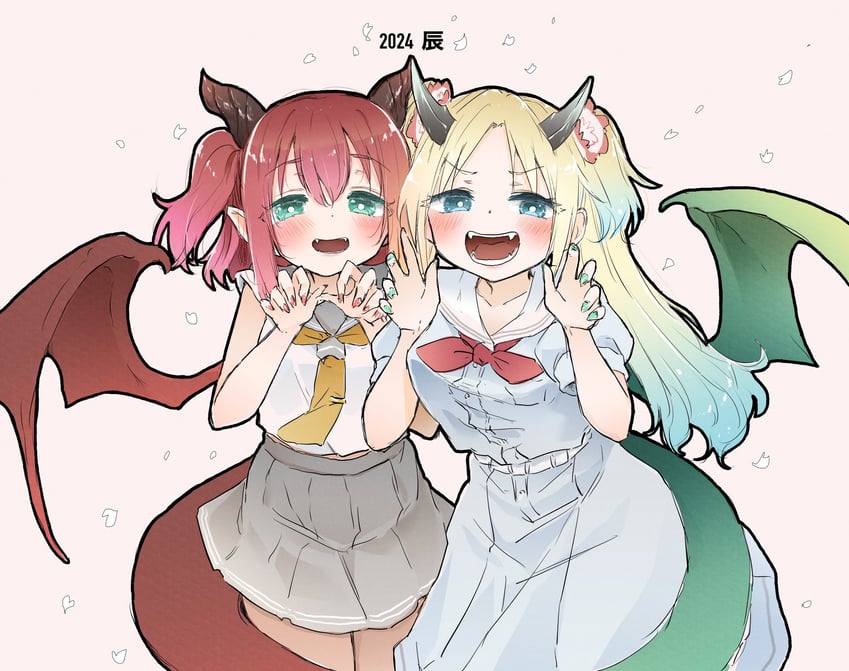 osawa rurino and kurosawa ruby (love live! and 2 more) drawn by ast