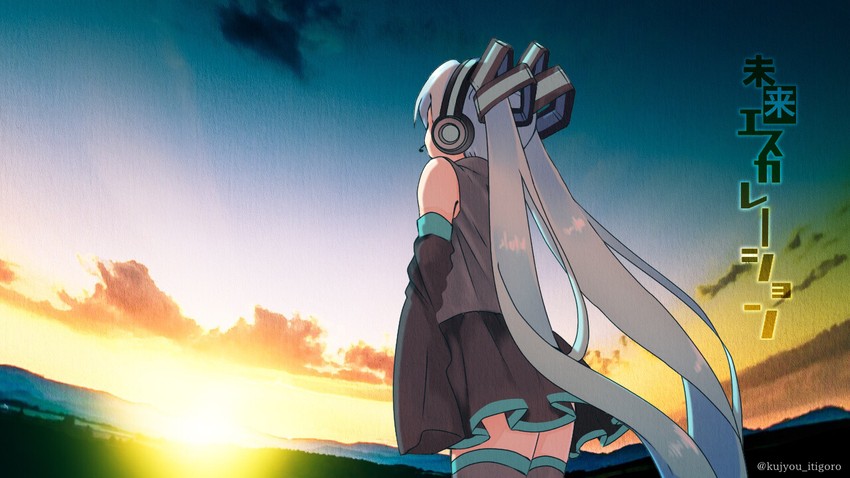 hatsune miku (vocaloid) drawn by nico_eggroll