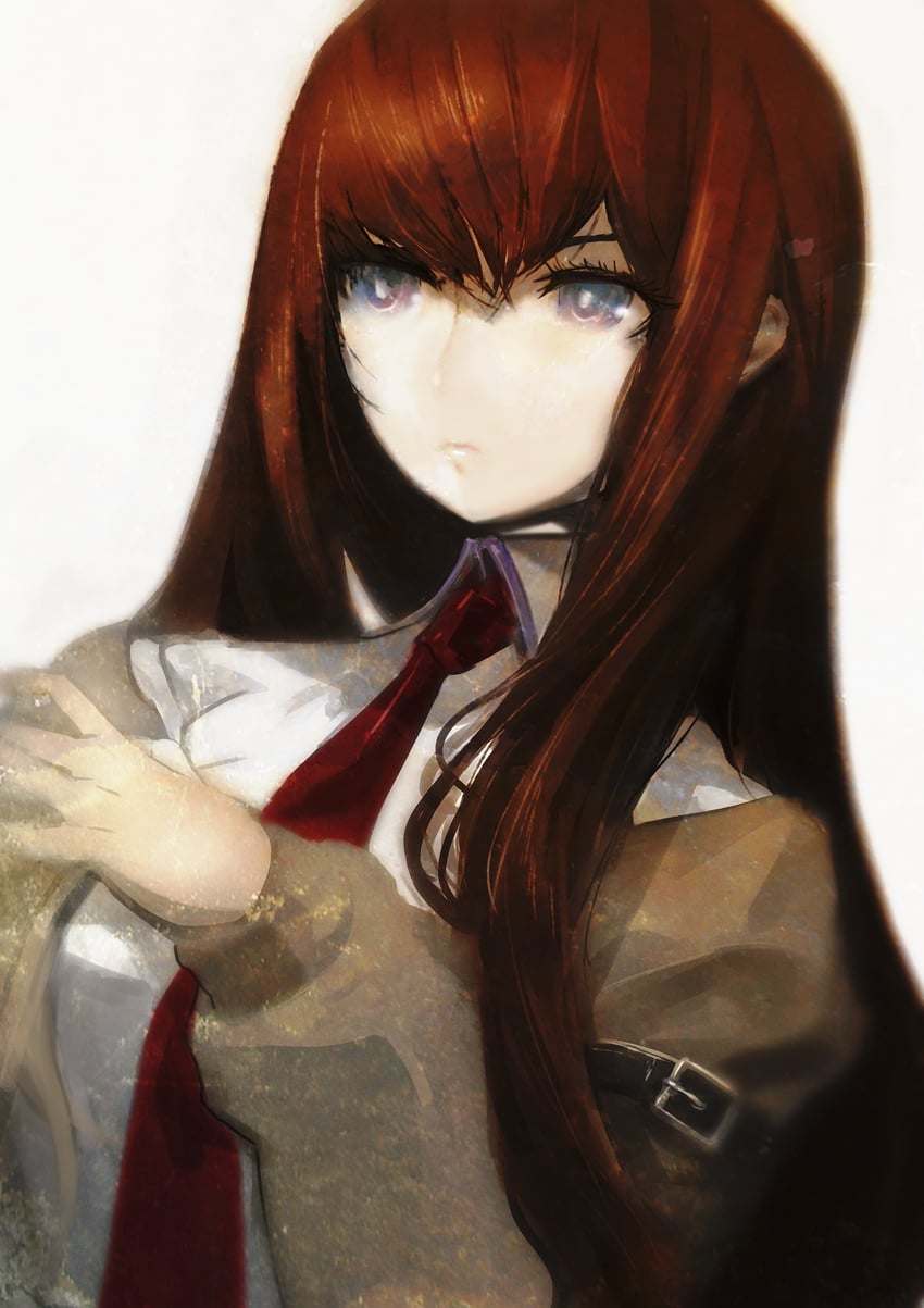 makise kurisu (steins;gate and 1 more) drawn by huke