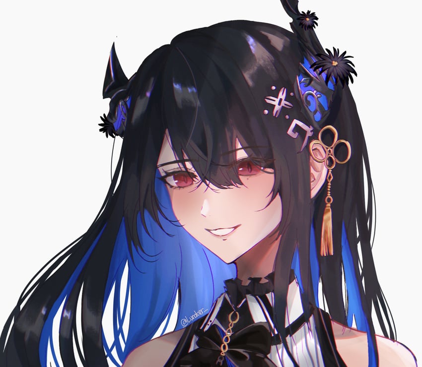 nerissa ravencroft (hololive and 1 more) drawn by lunatier