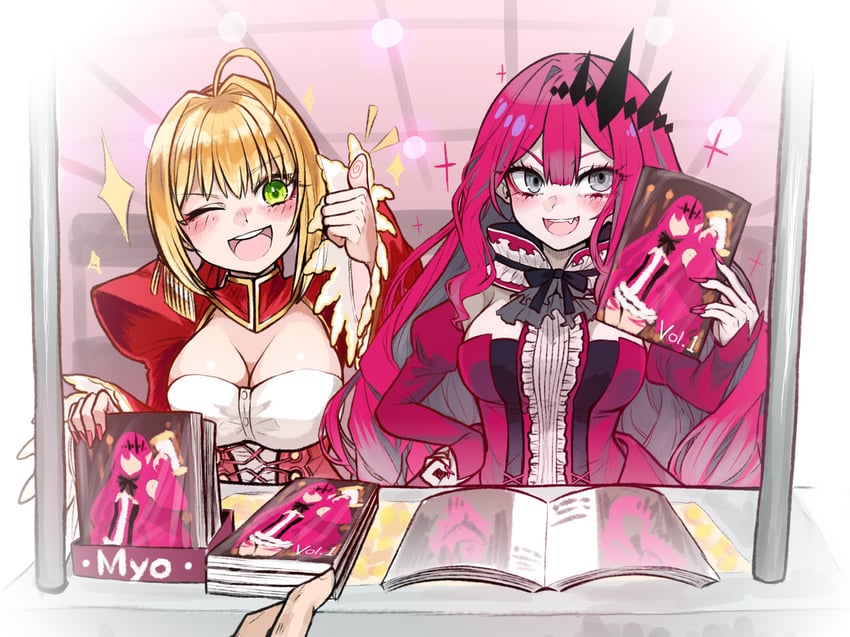 nero claudius and baobhan sith (fate and 1 more) drawn by discat