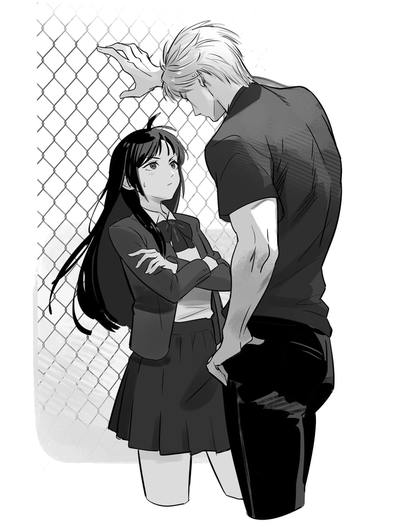 protagonist and sylus (love and deepspace) drawn by jiangyiting17