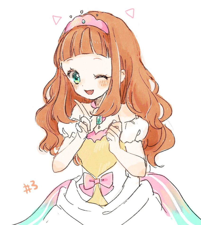 saotome ako (aikatsu! and 2 more) drawn by koedo